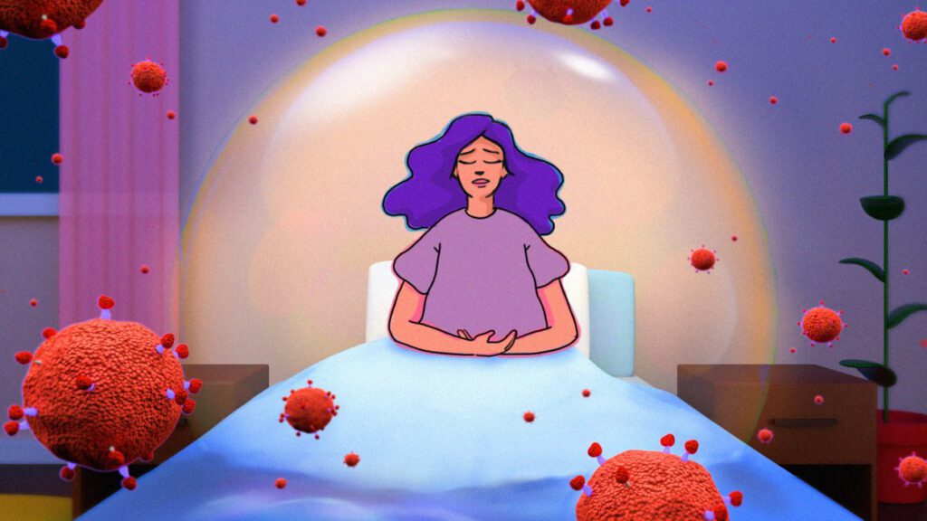 When COVID finally came for me, meditating made a huge difference